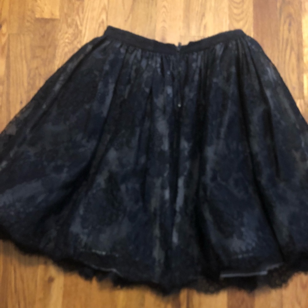 Black lace Alice and Olivia skirt